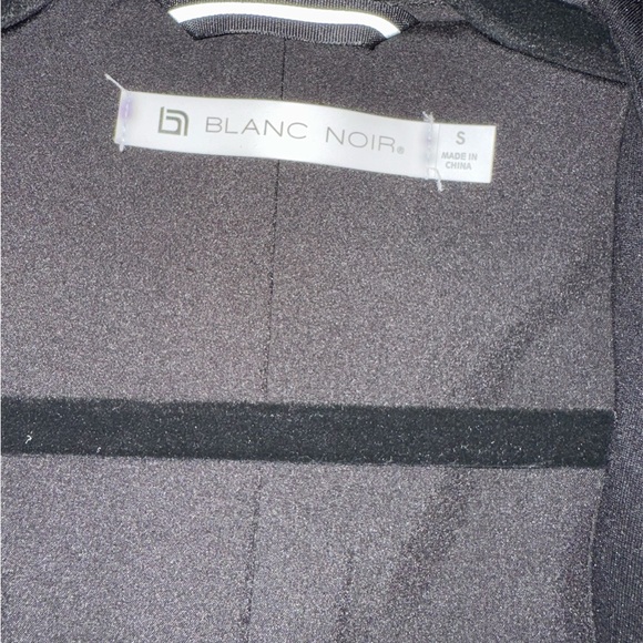 1005 EUC Hooded Single-Button Moto Blazer - Picture 4 of 4